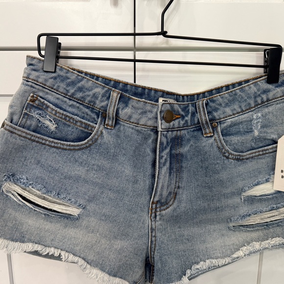 Billabong Pants - Billabong - Drift Away Denim Raw Hem Distressed Shorts - 2inch Inseam - 30
